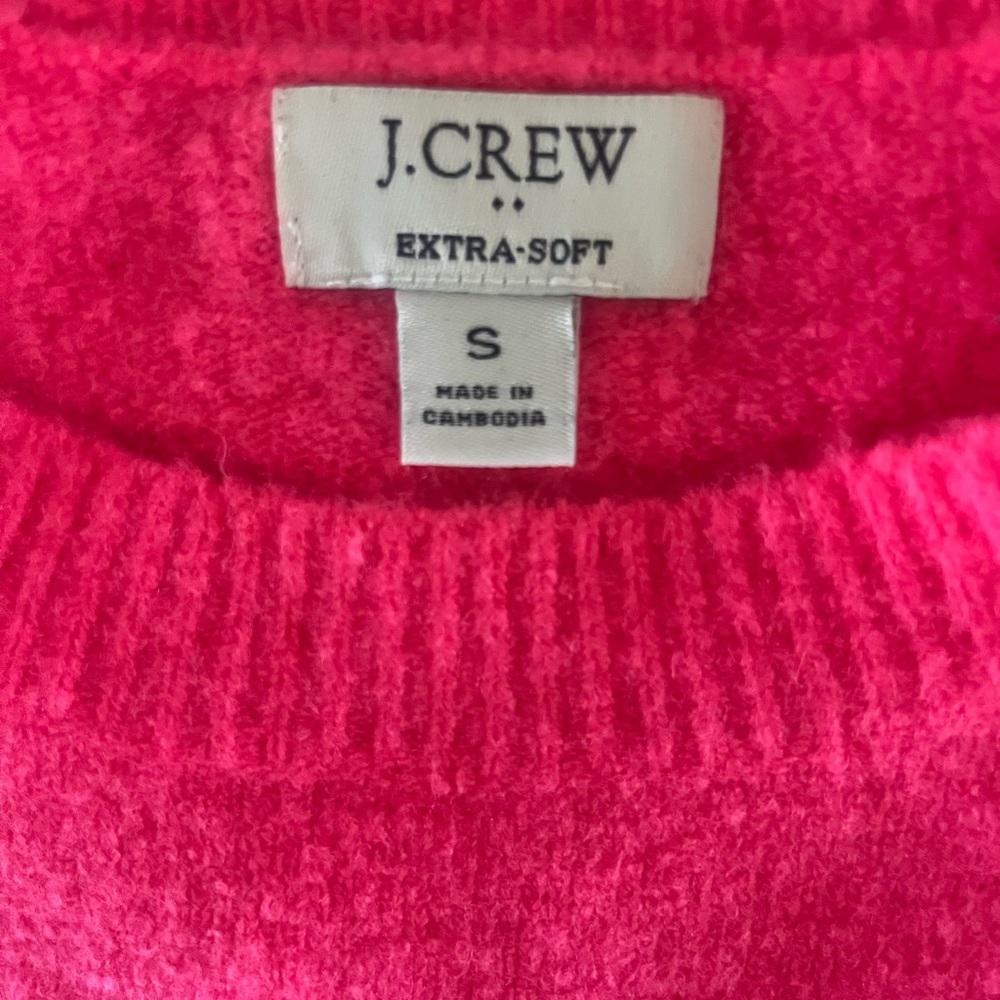 J. Crew - Extra Soft Pink Sweater! So incredibly soft without the fuzz! - Picture 3 of 6